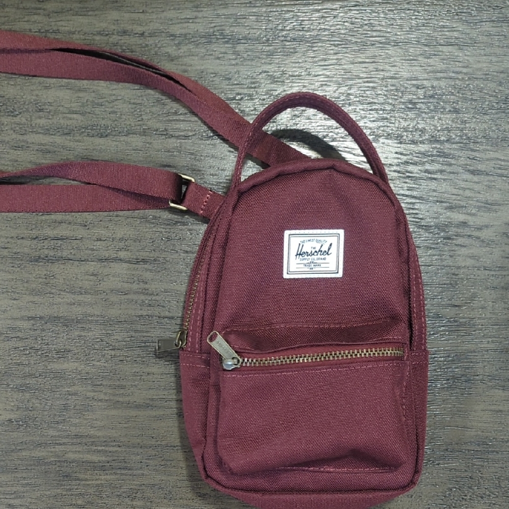 Herschel Supply Company Burgundy Crossbody Bag